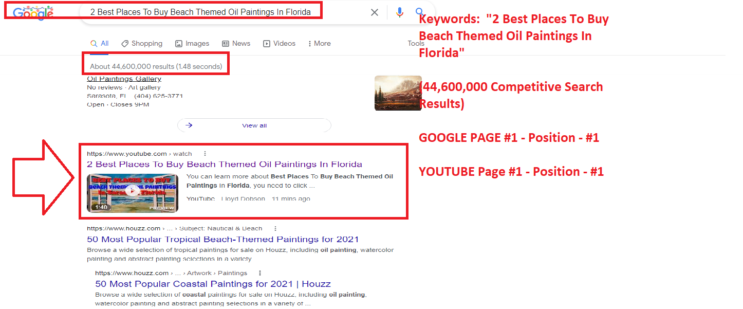 Own the front page of Google with video marketing